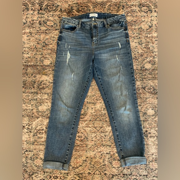 Studio Blue Denim - Studio Blue for Stitchfix Distressed Skinny Jeans Size 31